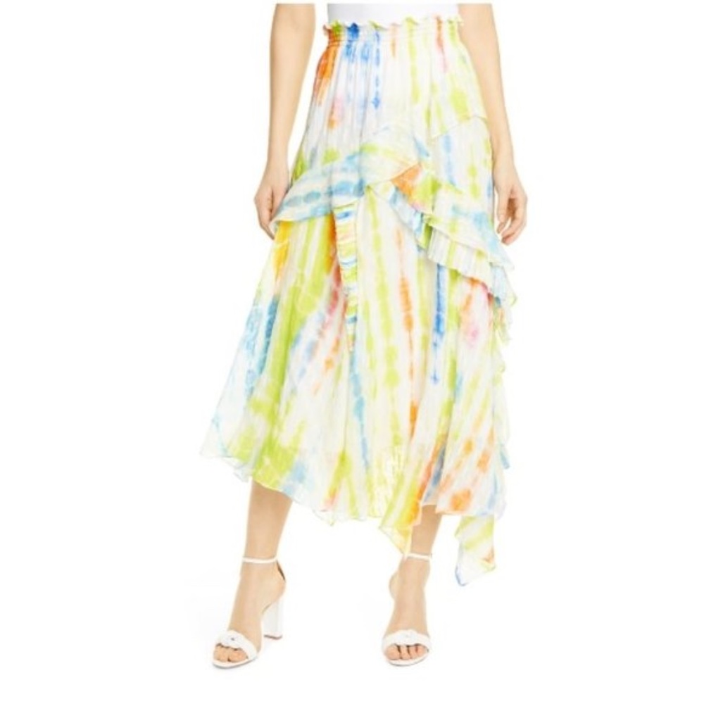 TANYA TAYLOR Tie Dye Skirt